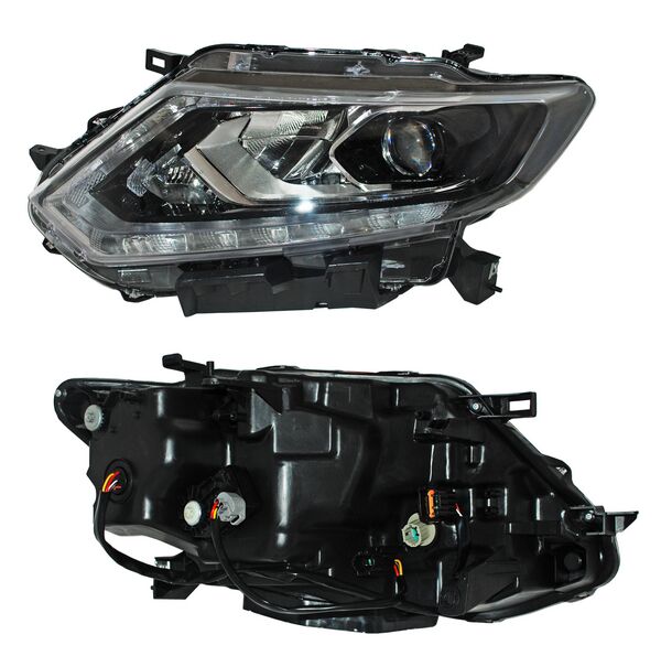 FARO NISSAN XTRAIL 2015 AL 2017 ELECT C/MOTOR C/LUPA LEDS IZQ TYC