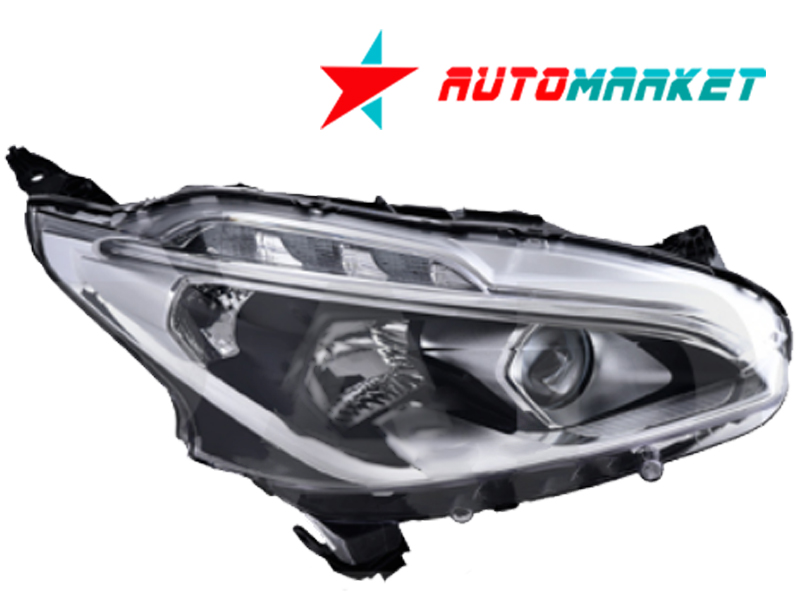 FARO PEUGEOT 208 2016 AL 2020 ELECT C/LUPA P/HALOGENO LEDS DER TYC *R