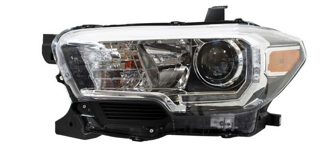 FARO TOYOTA TACOMA 2016 AL 2018 FONDO NEG LEDS IZQ USADO ORIGINAL