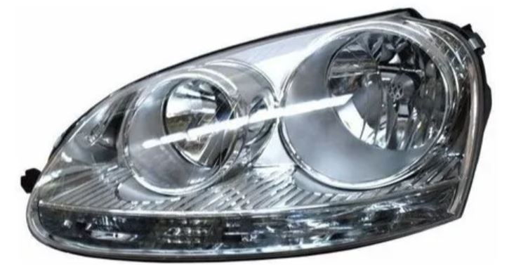 FARO VOLKSWAGEN BORA 2005 AL 2010 C/LUPA FONDO NEG IZQ TYC *R