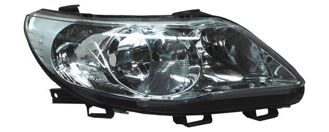 FARO VOLKSWAGEN GOL 2008 AL 2013 DOBLE AS FONDO CROMADO DER TYC