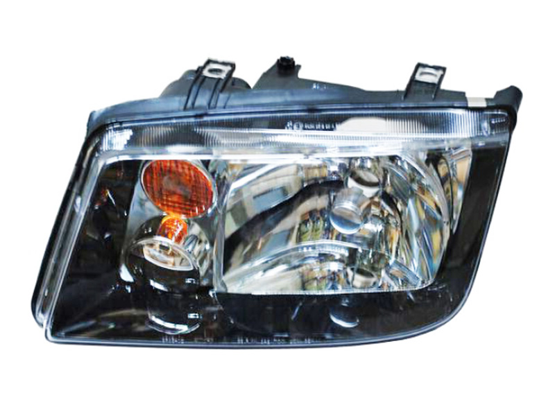 FARO VOLKSWAGEN JETTA 1999 AL 2007 C/CUARTO AMBAR FONDO NEG IZQ TYC
