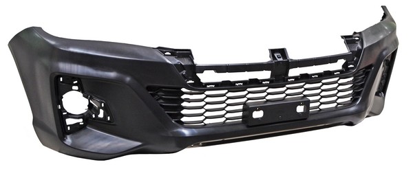 FASCIA TOYOTA HILUX 2019 AL 2020 ROCCO/REVO C/PARRILLA CENT C/HOYO P/MOLD DEL