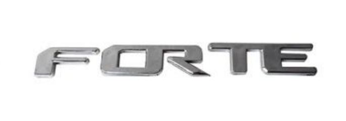 INSIGNIA ORIGINAL KIA FORTE DE 2013 AL 2021 LETRAS N1