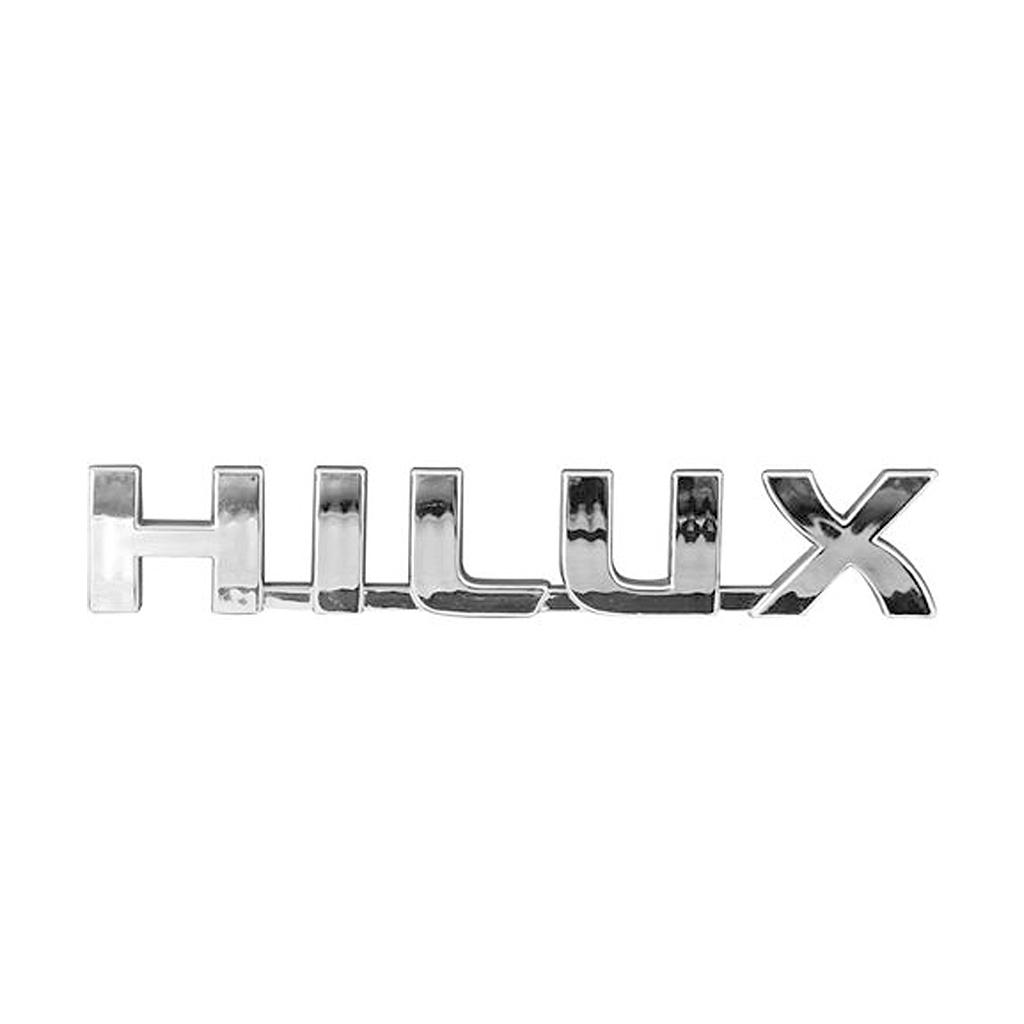 INSIGNIA ORIGINAL LETRAS TRAS/LAT TOYOTA HILUX DE 2005 AL 2013 CROM ( TO-030)