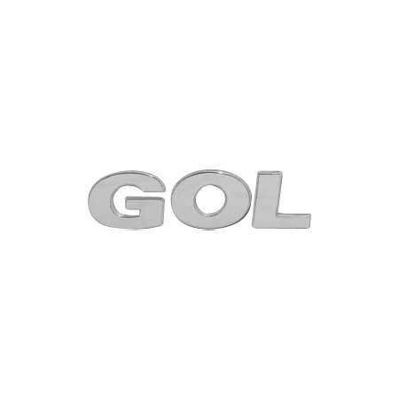 INSIGNIA ORIGINAL VOLKSWAGEN GOL DE 2009 AL 2012 LETRAS CROMDAS 