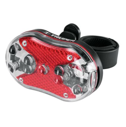 LINTERNA TRAS P/BICICLETA 9 LED TRUPER COD. 16797 LIBI-9T