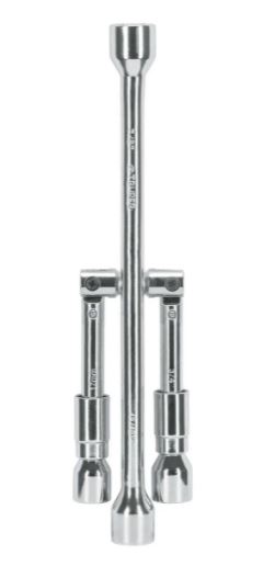 LLAVE DE CRUZ P/AUTO PLEGABLE 14" TRUPER 1 PZA COD. 15484
