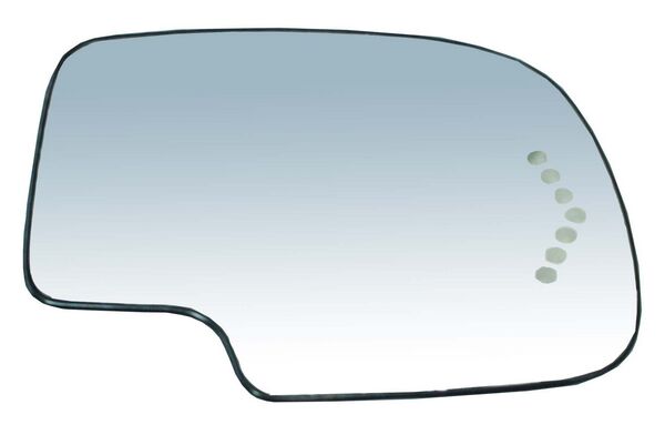 LUNA ESPEJO CHEVROLET PU/ CHEYENNE/ SILVERADO/ SUBURBAN 1999 AL 2007 C/DESEMP C/LUZ DER (132640)