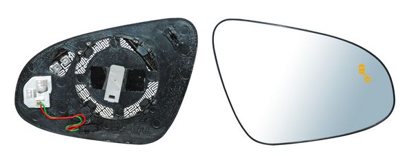 [530904102] LUNA ESPEJO TOYOTA CHR 18-19 C/DESEMP C/SENSOR PUNTO CIEGO DER