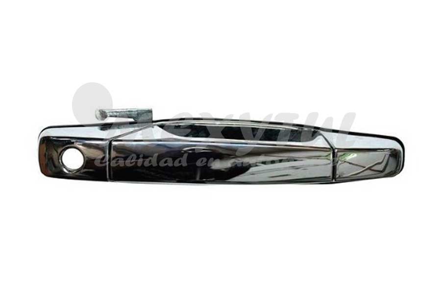 MANIJA EXT CHEVROLET PU / SUBURBAN / TAHOE / YUKON / AVALANCHE / ESCALADE 07-14 C/HOYO P/LLAVE PLAST CROM DEL DER (13394) TW