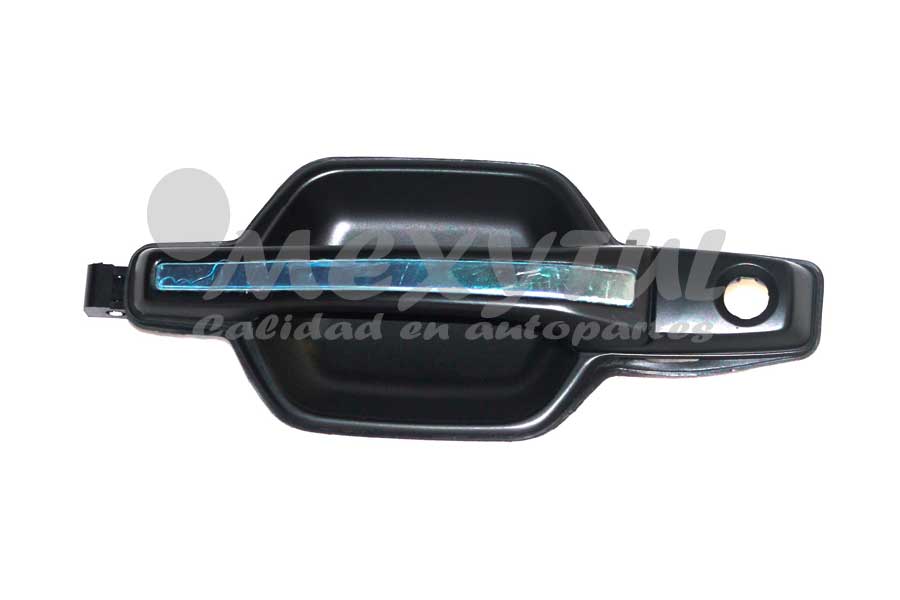 MANIJA EXT MITSUBISHI MONTERO DE 2007 AL 2015 C/HOYO P/LLAVE PLAST NEG/CROM DEL IZQ (13059) TW