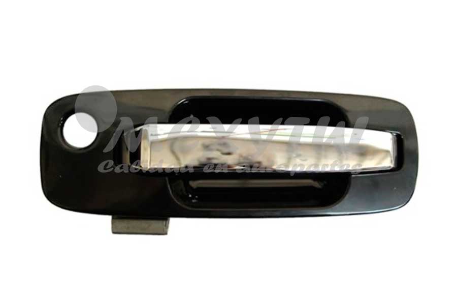 MANIJA EXT NISSAN XTRAIL 02-07 C/HOYO P/LLAVE PLAST NEG/CROM DEL IZQ (6065) TW