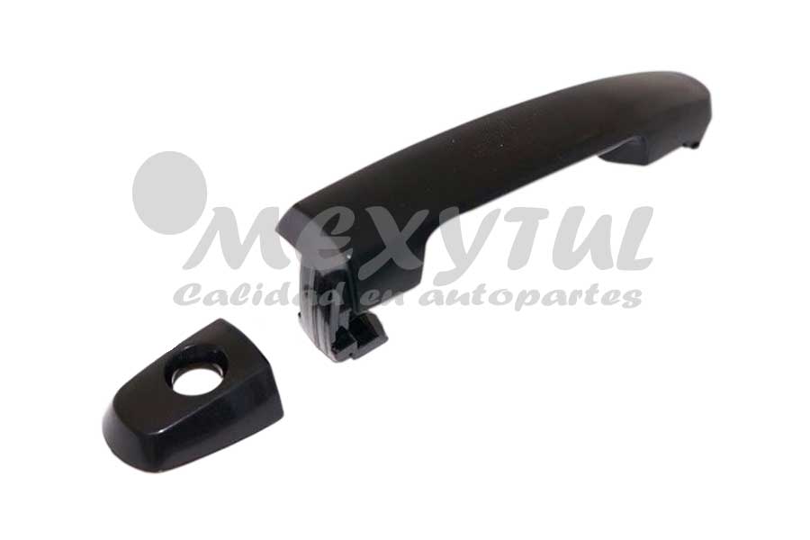MANIJA EXT TOYOTA CAMRY DE 2002 AL 2006/COROLLA DE 2003 AL 2013/RAV4 DE 2001 AL 2012/HILUX DE 2005 AL 2015/YARIS DE 2006 AL 2012/HIGHLANDER DE 2001 AL 2007/MATRIX DE 2003 AL 2008/SOLARA DE 2004 AL 2008/PT VIBE DE 2003 AL 2010 PLAST NEG C/HOYO DEL IZQ (6134) *A