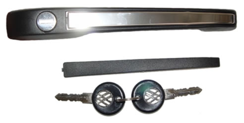 MANIJA EXT VOLKSWAGEN ATLAN/ JETTA DE 1987 AL 1992 / CARIBE / GOLF DE 1987 AL 1992 C/LLAVE PLAST NEG DEL IZQ N1 (136842) TW