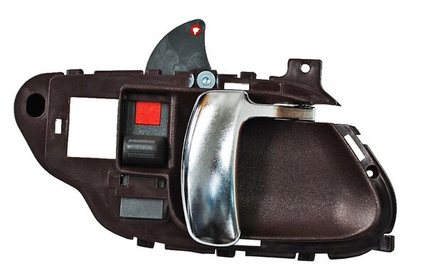 MANIJA INT CHEVROLET PU/ SUBURBAN/ BLAZER/ YUKON/ TAHOE/ ESCALADE 95-98 PLAST ROJA/CROM DER TW