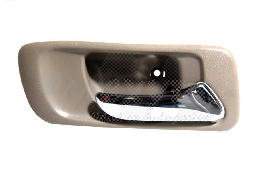 MANIJA INT HONDA ACCORD DE 1998 AL 2002 PLAST CROM/BEIGE DEL DER (12612) TW *R