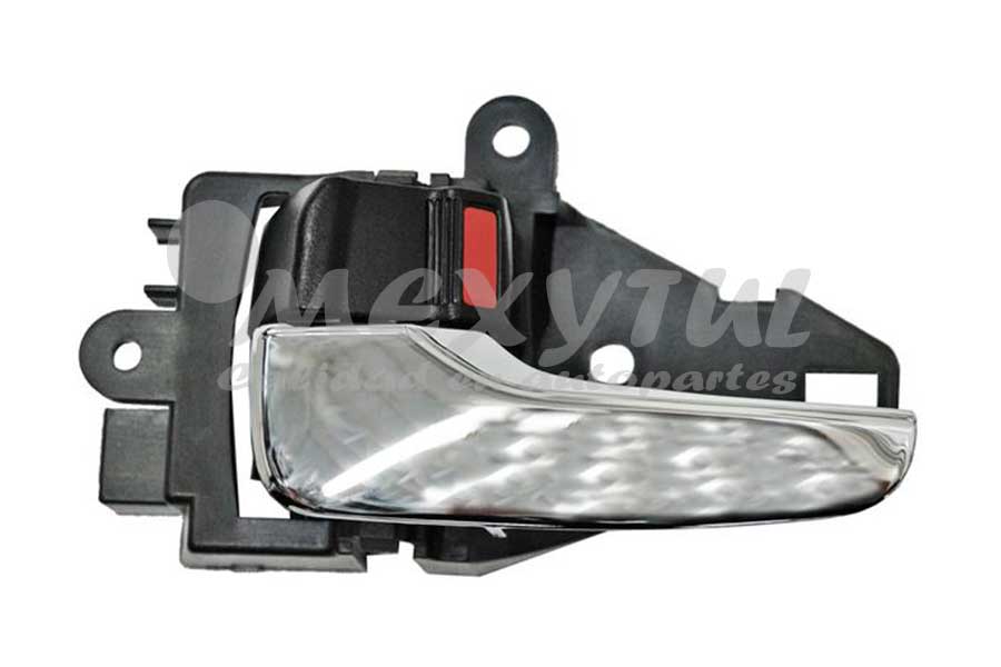 MANIJA INT MITSUBISHI LANCER/ PU L200 DE 2008 AL 2015/ OUTLANDER DE 2007 AL 2011 PLAST NEG/CROM DEL/TRAS IZQ (13407) AE TW