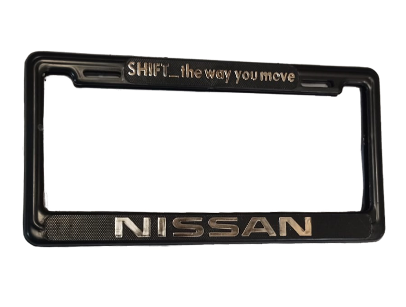 MARCO PLACA NISSAN "SHIFT THE WAY YOU MOVE" JGO N1