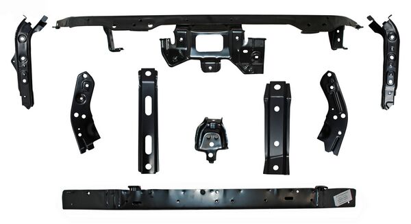 MARCO RADIADOR NISSAN TIIDA 07-18 COMPLETO 9 PZAS TW