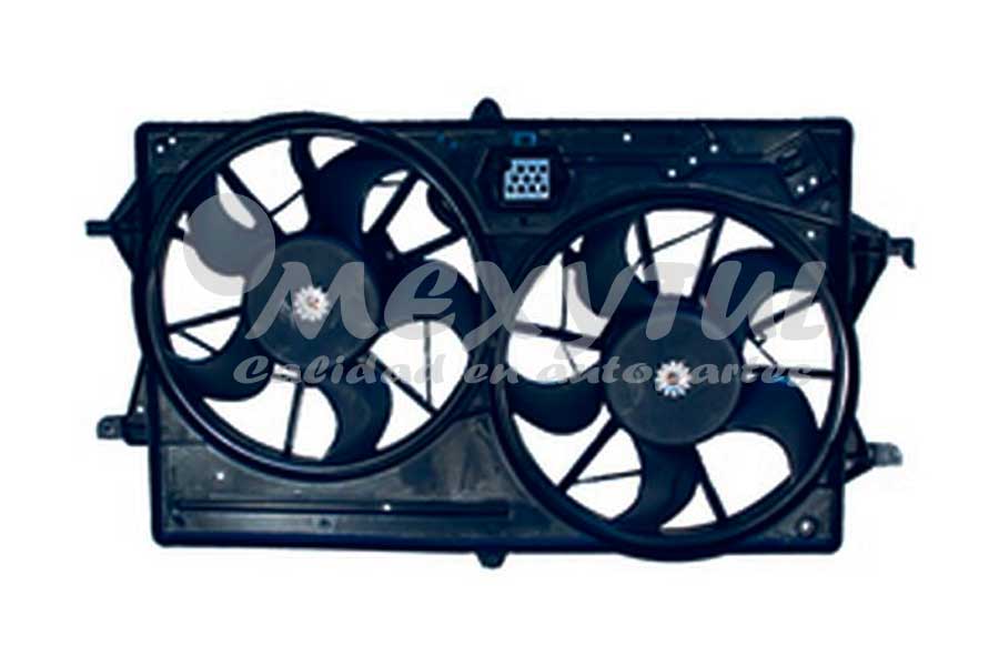 MOTOVENTILADOR FORD FOCUS DE 2000 AL 2002 DOHC 2.0L P/RAD P/AIRE COMPLETO (8944)