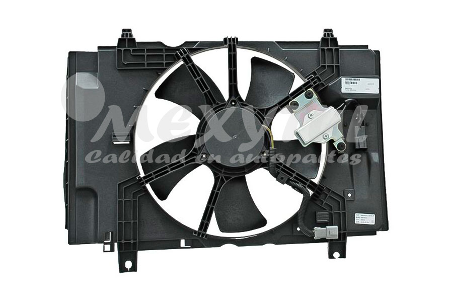 MOTOVENTILADOR NISSAN TIIDA 07-18 P/RAD P/AIRE COMPLETO (128072)