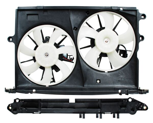 MOTOVENTILADOR TOYOTA COROLLA / MATRIX DE 2009 AL 2013 L4/2.4L C/TOLVA P/AIRE COMPLETO SUP