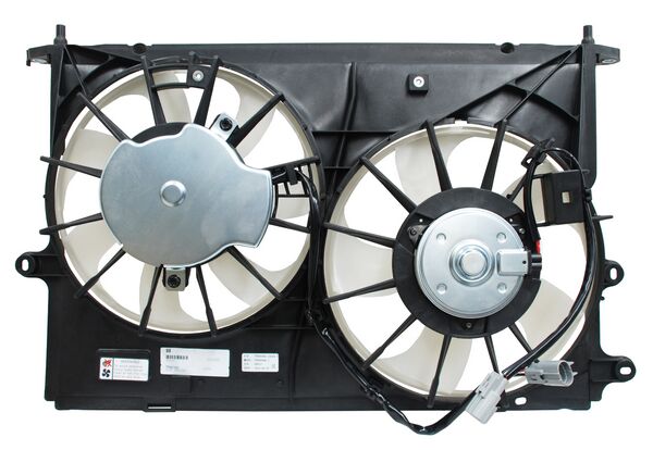 MOTOVENTILADOR TOYOTA COROLLA/MATRIX 09-13 L4/ 2.4L S/TOLVA SUP P/RAD P/A/A COMPLETO