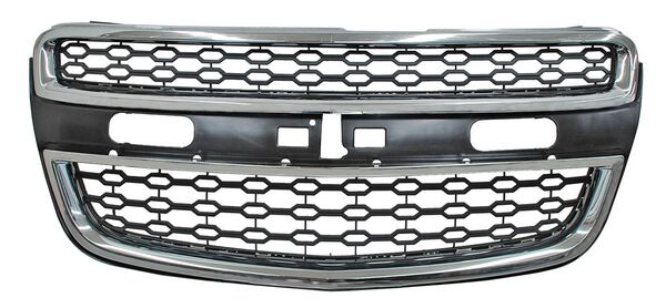 PARRILLA CHEVROLET COLORADO 13-15/ S10 16 NEG C/MOLD CROM TW