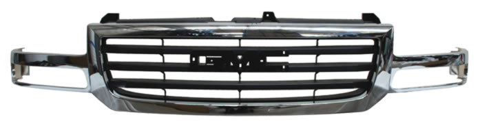 PARRILLA CHEVROLET GMC SIERRA / YUKON 03-07 S/MOLD CROM TW
