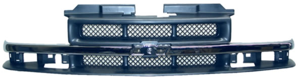 PARRILLA CHEVROLET S10 98-04 CROM (6745) TW