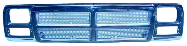 PARRILLA DODGE PU 90-93 CROM S/LETRAS (6816) TW