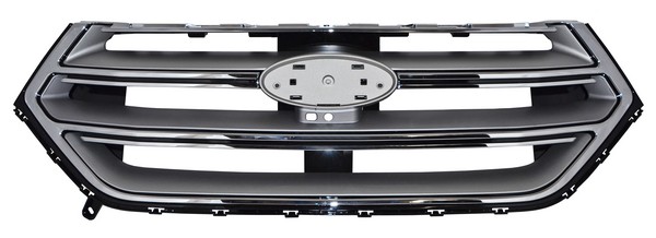 PARRILLA FORD EDGE 15-18 GRIS F/CROM C/HOYO P/CAM TW