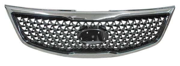 PARRILLA KIA SPORTAGE 16 / AMER 14-16 NEG C/MOLD CROM TW