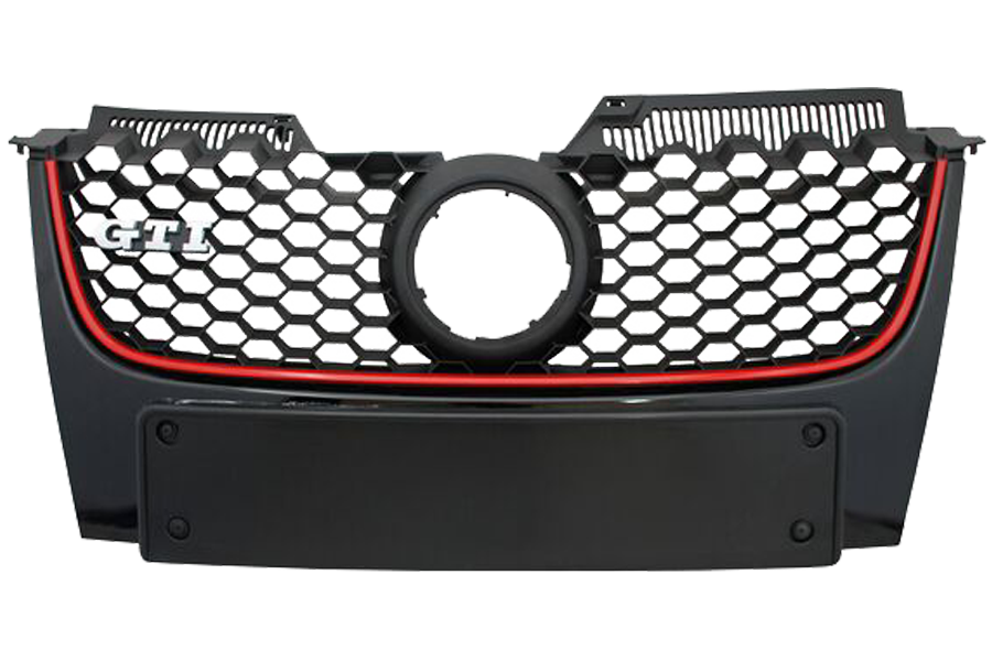 PARRILLA VOLKSWAGEN BORA 05-10 / GOLF GTI 07-09 F/ROJO C/EMB C/PORTAPLACA EUROPEO TW