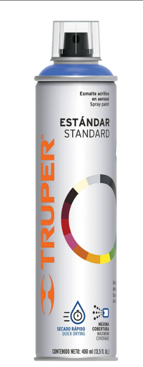 PINTURA AEROSOL BCO MATE TRUPER COD. 19034 PA-BM