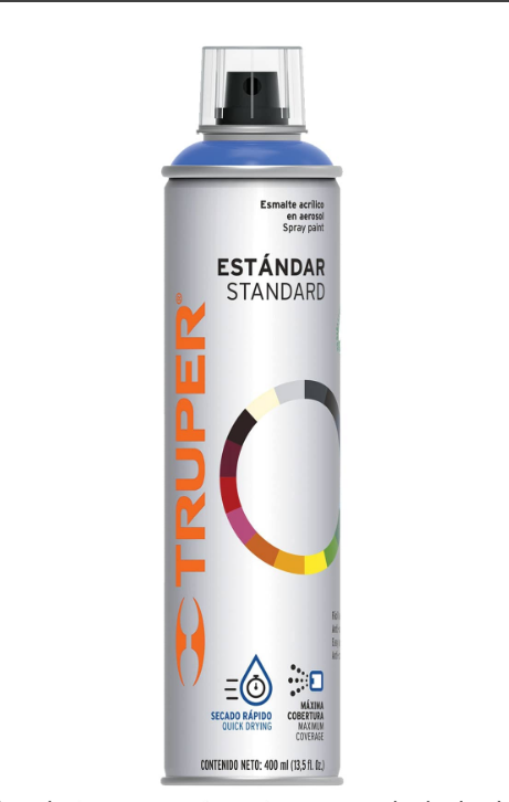 PINTURA AEROSOL NEG MATE TRUPER COD. 19033 PAN-NM (121659)