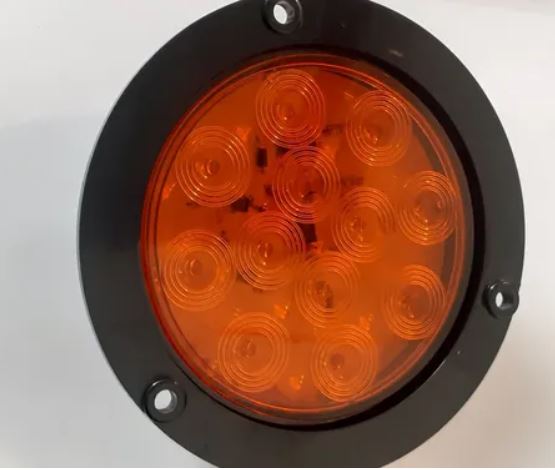 PLAFON 12 LEDS çMBAR REDONDO ALTA/BAJA C/BISEL NEG 12V 1 PZA