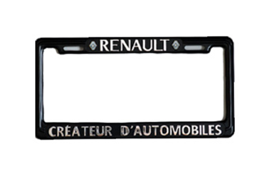 PORTAPLACA RENAULT "CREATE AUTOMOVILE" JGO