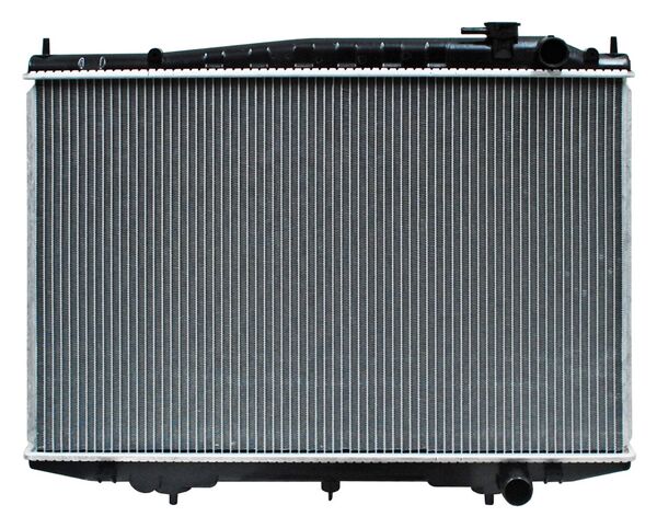 RADIADOR NISSAN PU D22 DE 2008 AL 2015/ FRONTIER/ XTERRA DE 2000 AL 2004 STD L4 2.4 GAS 17 2/3X 27 1/5 ALUM SOLDADO TW