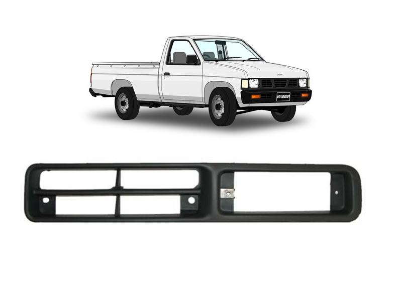 REJILLA (PARRILLA) DEFENSA NISSAN PU D21 DE 1994 AL 2008 IZQ (7155) TW
