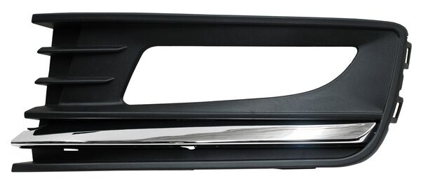 REJILLA (PARRILLA) DEFENSA VOLKSWAGEN VENTO DE 2016 AL 2020 P/FARO AUX C/MOLD CROM LINEA ANT IZQ