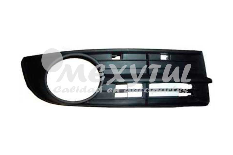 REJILLA (PARRILLA) DEFENSA VOLKSWAGEN TOURAN DE 2007 AL 2009 P/FARO AUX DER ORIGINAL (7133) EX+
