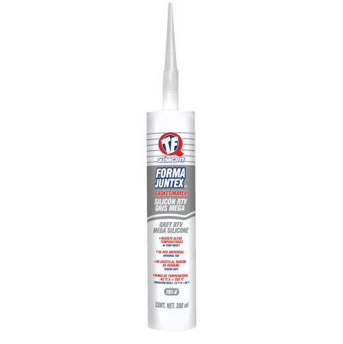 SILICON FORMA JUNTEX GRIS CARTUCHO 300 ML TF QUIMICA COD. 701E (104845)