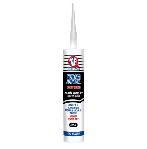 SILICON FORMA JUNTEX NEG CARTUCHO 300 ML TF QUIMICA COD. 701DATF (132271)