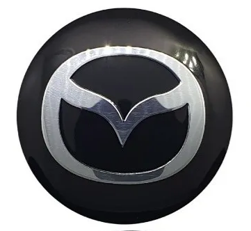 TAPON RIN CENTRO MAZDA 56MM NEG/CROM 1 PZA