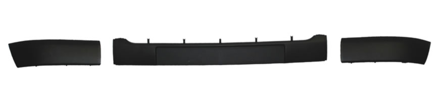 MOLDURA DEFENSA RENAULT CLIO 02-06 JGO 3 PZAS DEL TW
