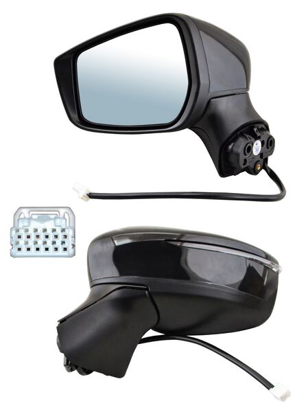 ESPEJO NISSAN VERSA 20-22 ELECT P/PINT C/DIRECC 6 PINES IZQ TW