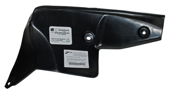 TOLVA SALPICADERA TOYOTA YARIS 12-14 3/5 PTAS CE/L/LE SECC TRAS PLAST DER TW