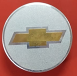 TAPON CENTRO RIN CHEVROLET VARIOS MODELOS 60 MM 4 PATAS ORIGINAL USADO 1 PZA